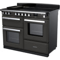 Rangemaster Estel Deluxe 110 Induction range cooker in Slate with Chrome trim
