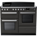Rangemaster Estel Deluxe 110 Induction range cooker in Slate with Chrome trim
