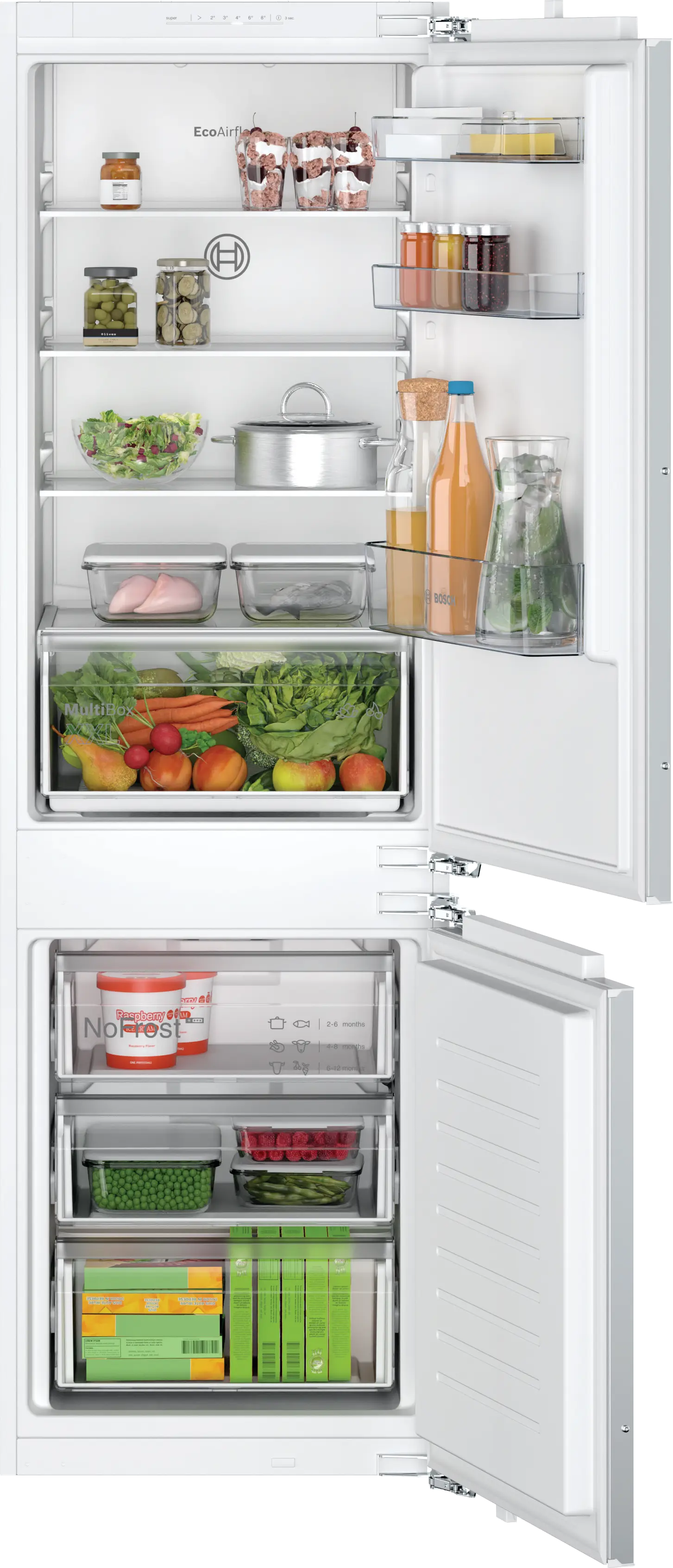 Bosch Series 2 260L Built-In Fridge Freezer | KIN86NFE0G