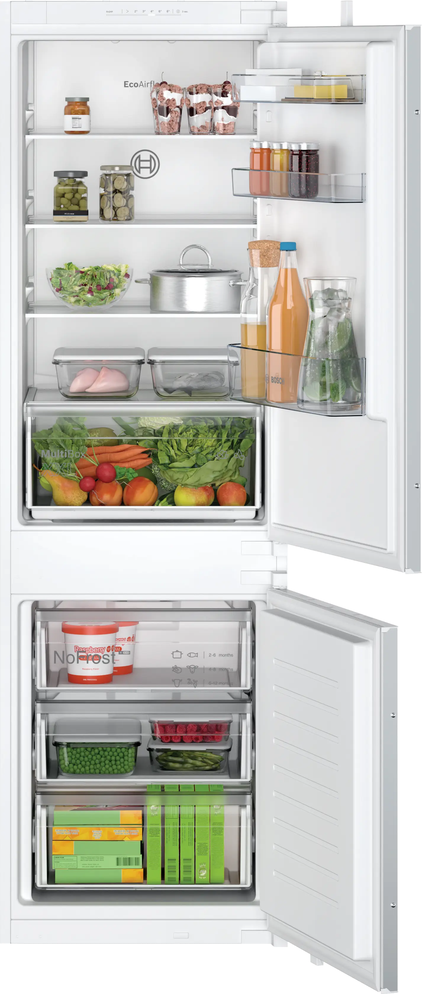 Bosch Series 2 260L Built-In Fridge Freezer | KIN86NSE0G
