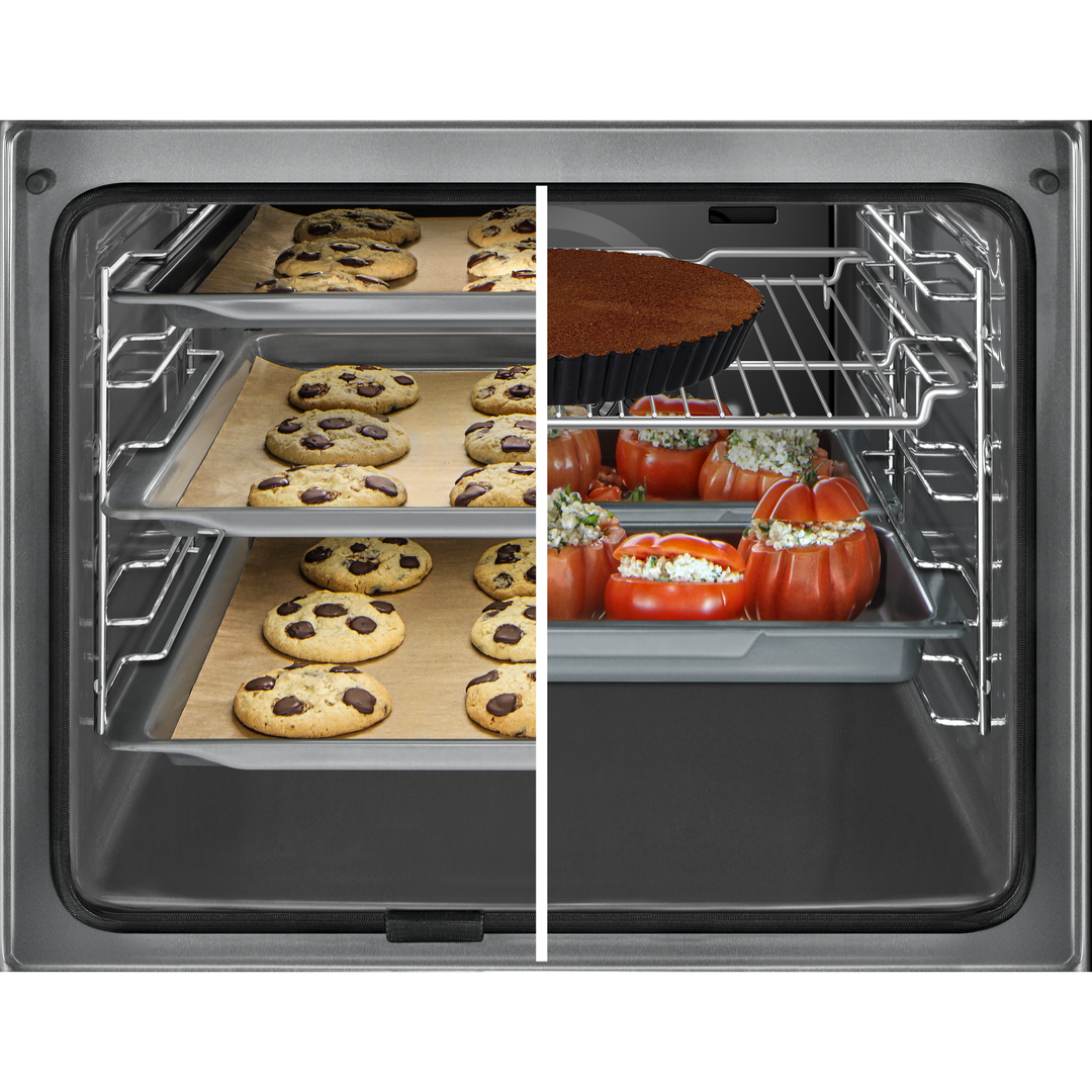 Bosch Series 4 Built-in oven with added steam function 60 x 60 cm Black | HQA534BB3B Bosch Oven Euronics Ireland