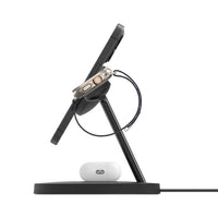 Belkin BoostCharge Pro 3-in-1 Wireless Charging Stand with Qi2 15W Black product image