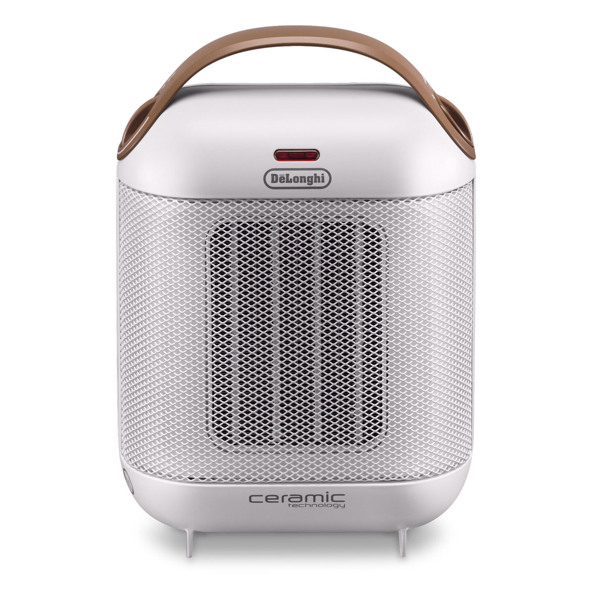 De'Longhi Capsule 1800W Fan Heater - White - front view