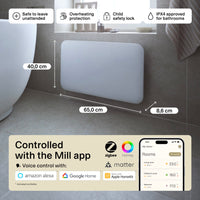 Mill Invisible Smart WiFi Panel Heater 700W White product image