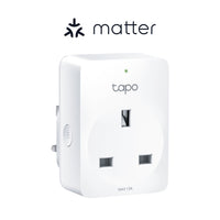 Tapo P110M mini smart Wi-Fi plug, energy monitoring, Matter — single plug product view