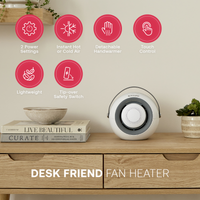 Dimplex Desk Friend Ceramic Fan Heater Heater 400W White product image