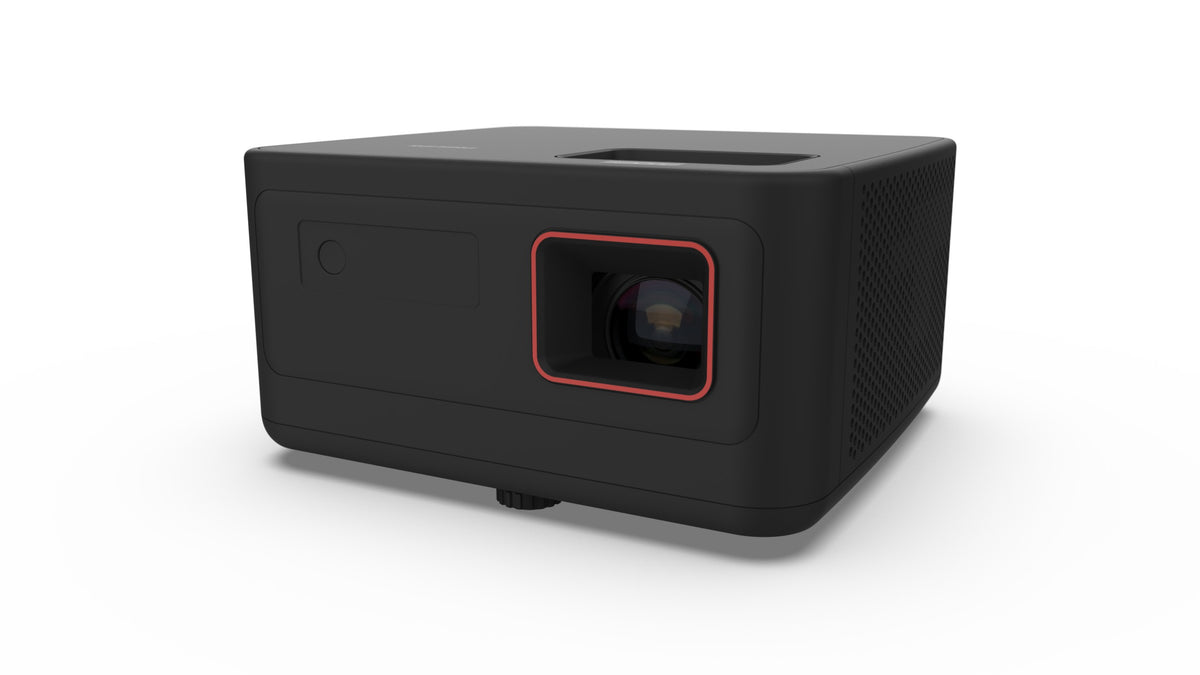 Philips GamePix 900 4K DLP Gaming Projector, 240Hz - Black - front three-quarter view