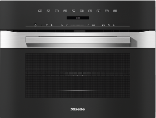 Miele Built-In Combi Microwave Oven Stainless Steel / Black | H7240BM