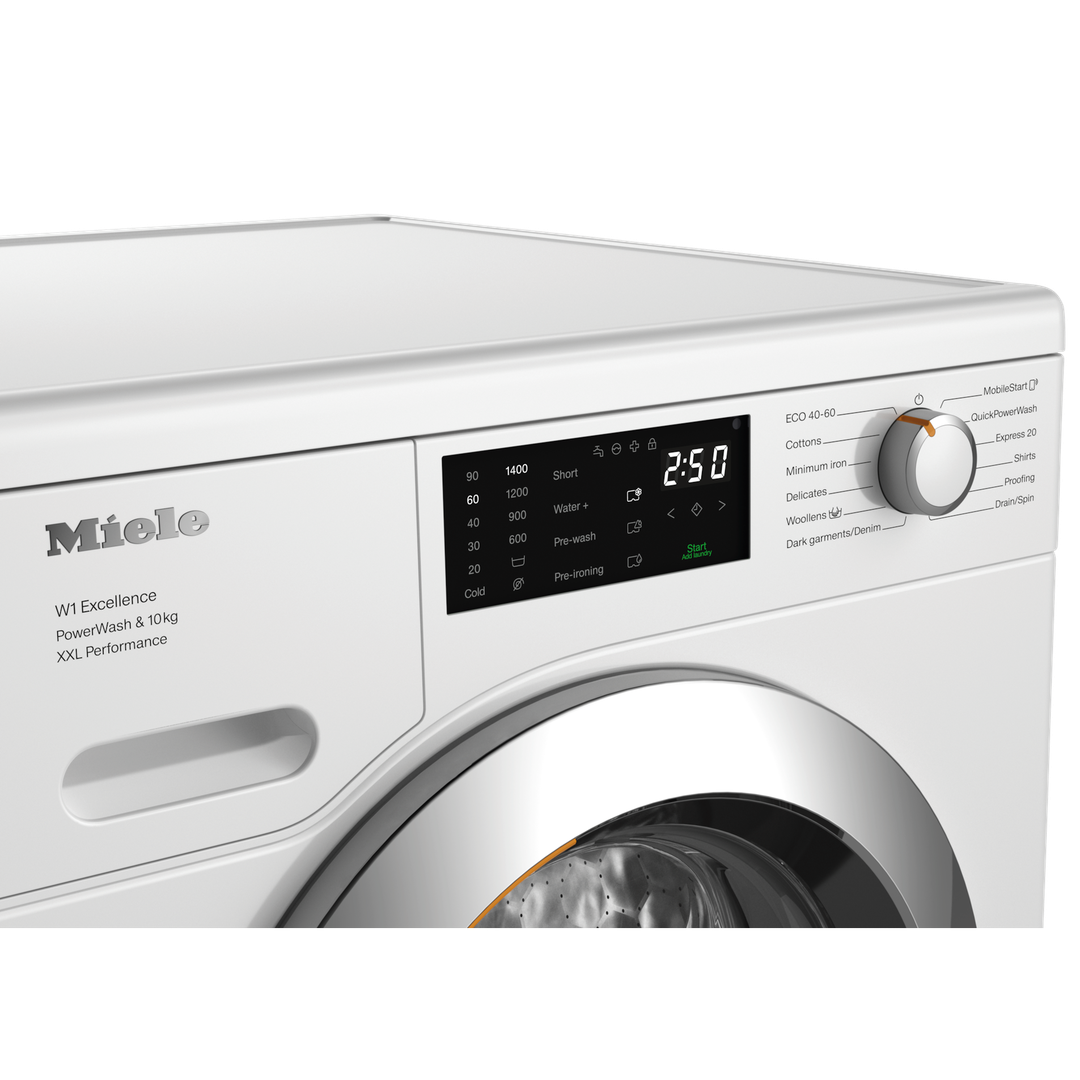 Miele 10kg Washing Maching with QuickPowerWash & Pre-Ironining | WEK365WCS Miele Washing Machine Euronics Ireland