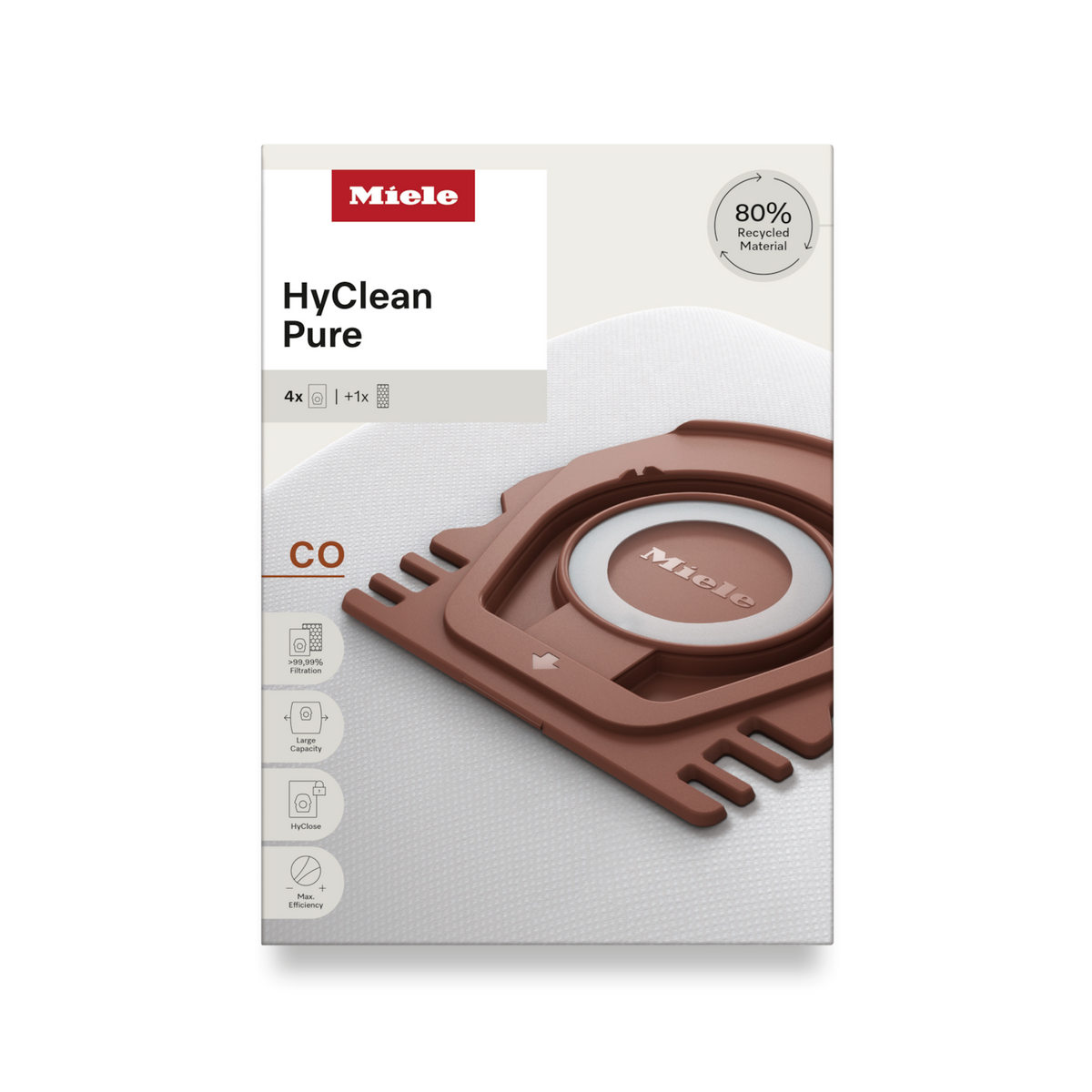 Miele HyClean Pure CO vacuum cleaner bag | 12557080 Miele Vacuum Accessories Euronics Ireland