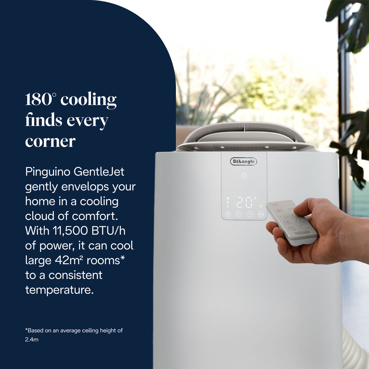 De'Longhi Pinguino AP98 Air Conditioner - White | PACAP98GENTLEJE