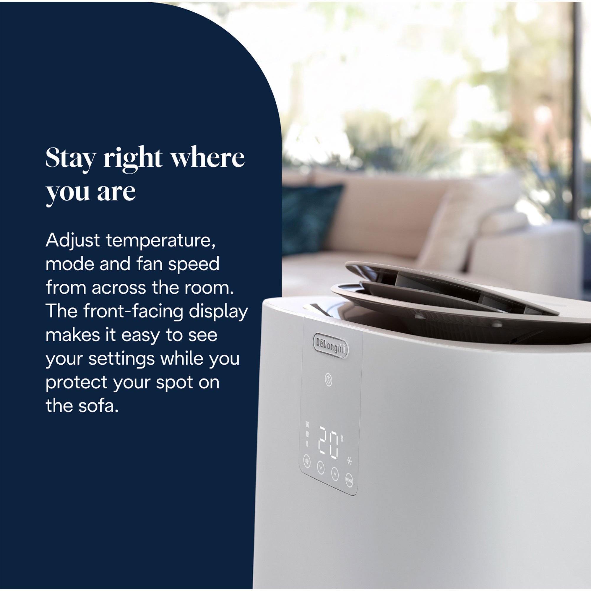 DeLonghi Pinguino AP98 GentleJet Portable Air Conditioner White | PACAP98GENTLEJE
