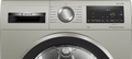 Bosch WQG245S9GB Series 6 9kg heat pump tumble dryer in Silver Inox