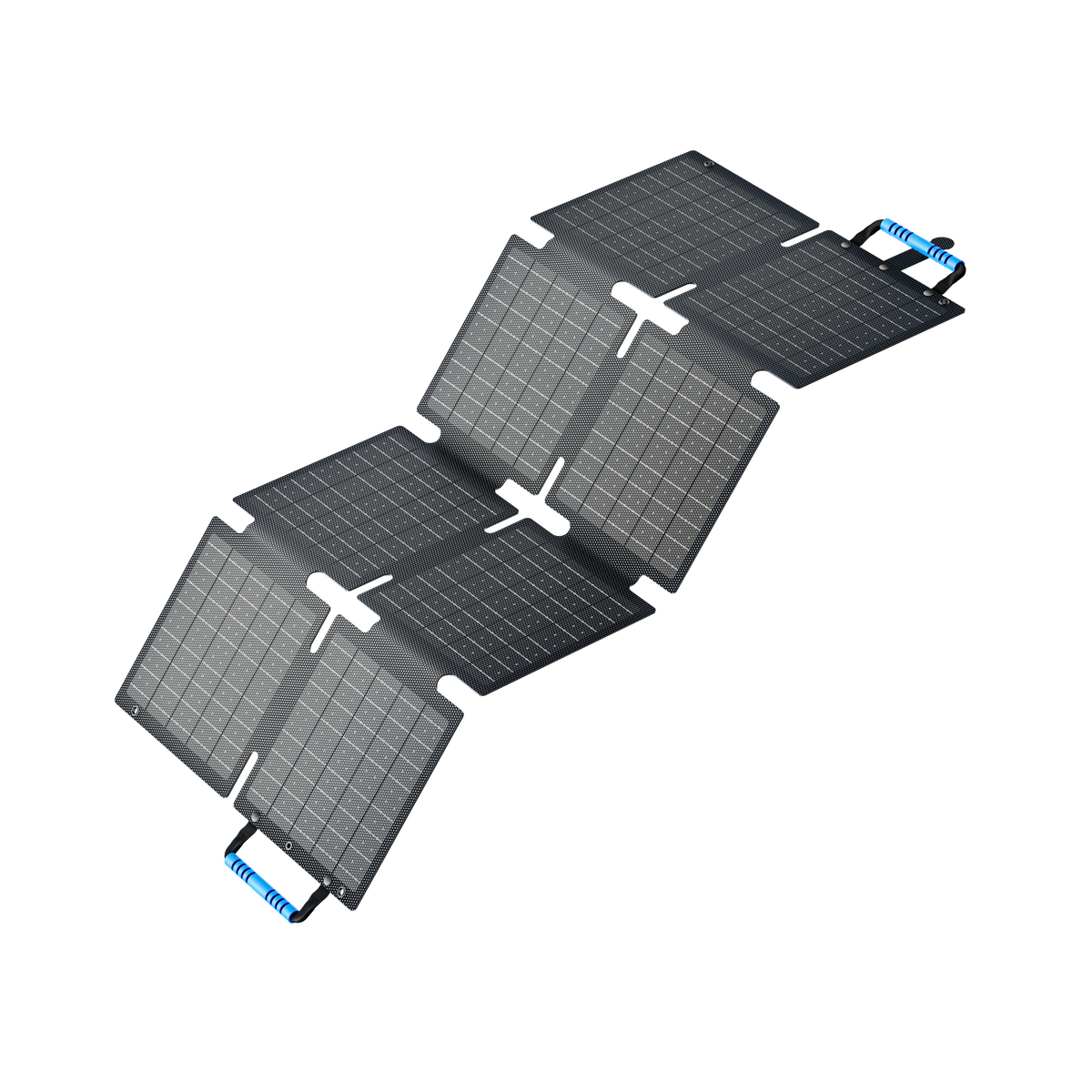BLUETTI SORA 60 60W Portable Solar Panel - unfolded at an angle