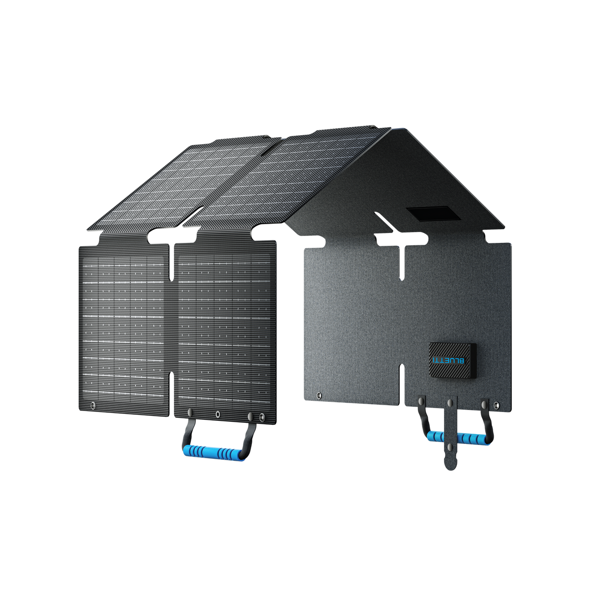 BLUETTI SORA 60 60W Portable Solar Panel - standing as a tent