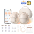 eufy Wearable Breast Pump S1 Pro, Brown - official product image