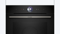 Bosch Series 8 Built-in Single Oven with Steam Function – Black | HRG7764B1B