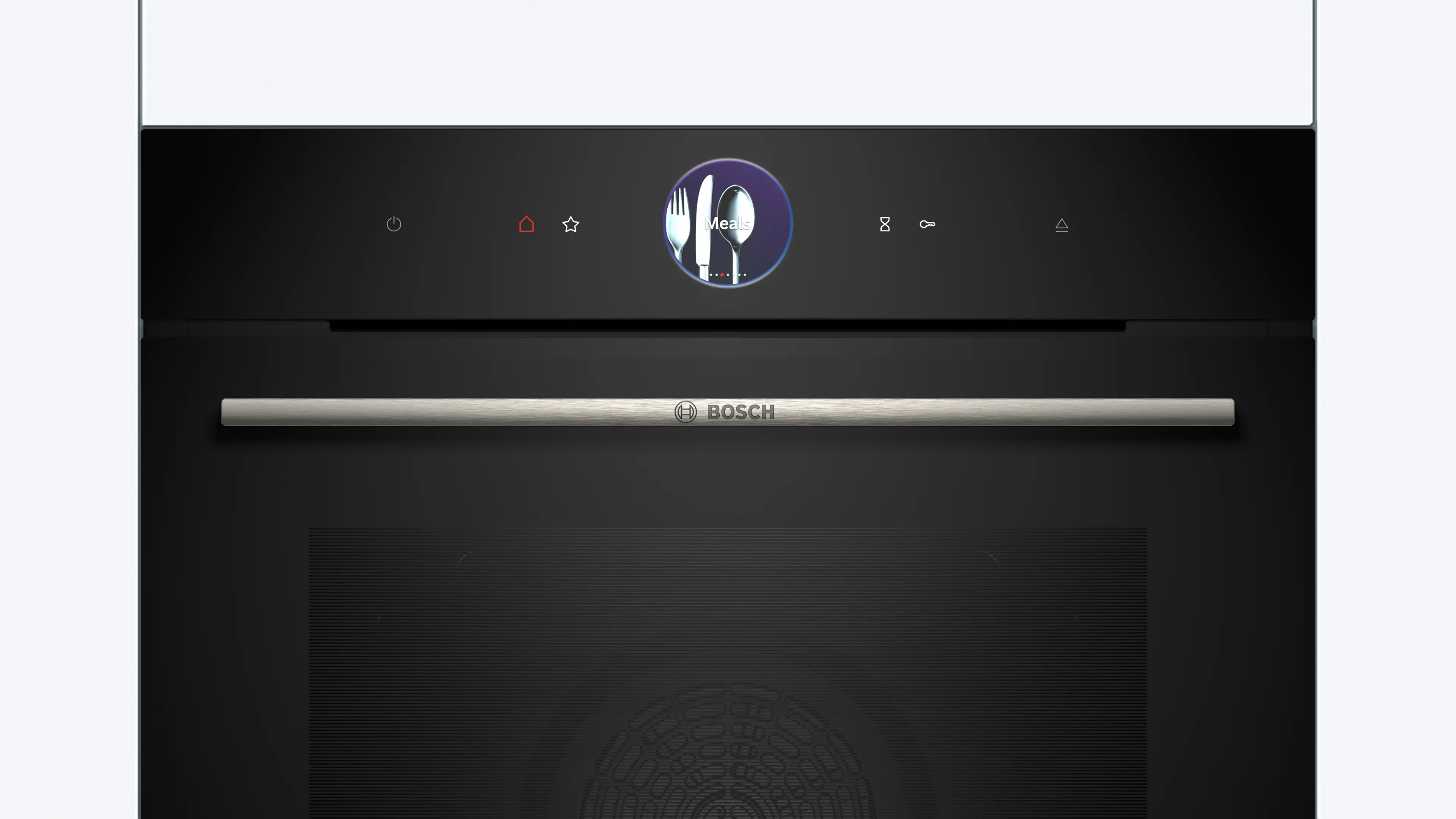 Bosch Series 8 Built-in Single Oven with Steam Function – Black | HRG7764B1B