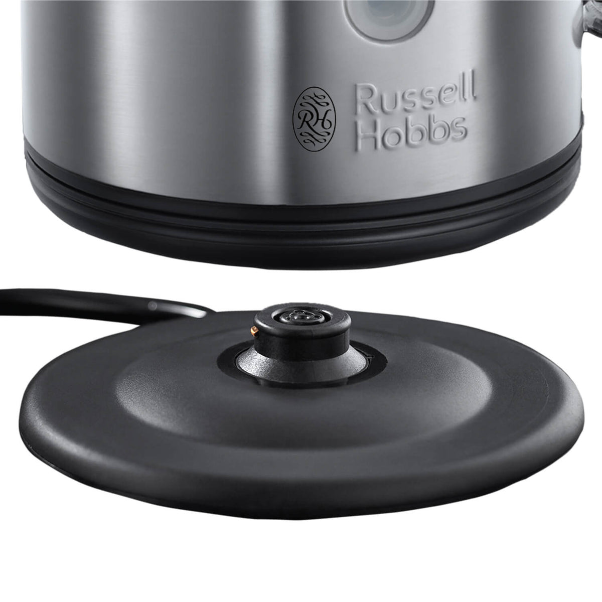 Russell Hobbs Snowdon 1.7L Kettle 3000W - Brushed Stainless Steel - 360° base with cord storage