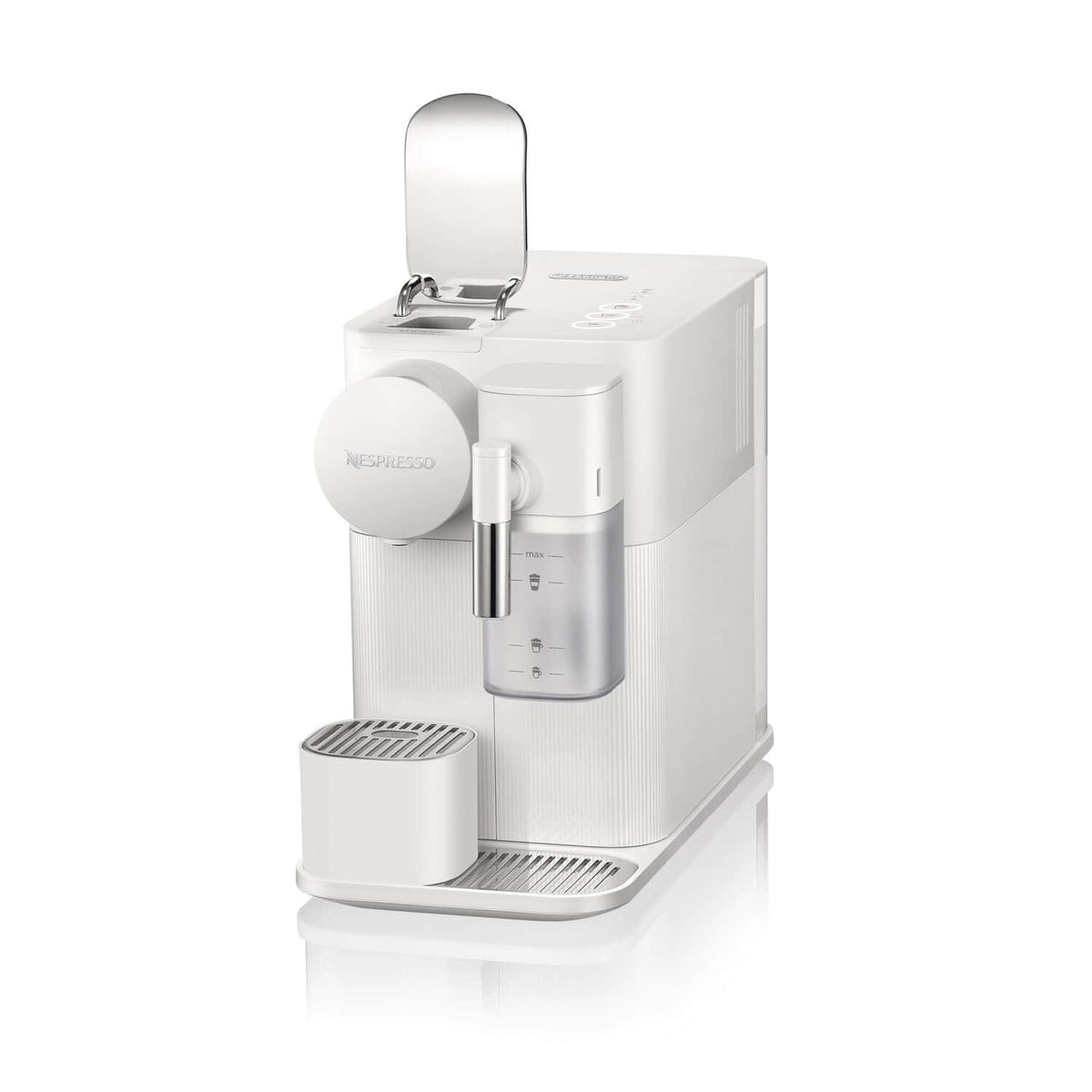 De'Longhi Nespresso Lattissima One Coffee Machine - White - three-quarter view