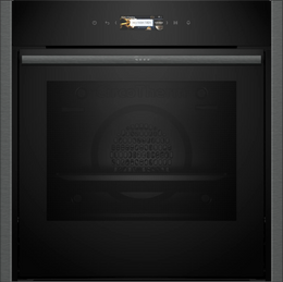 NEFF N70 Slide&Hide Smart Single Oven - Graphite-Grey | B54CR31G0B