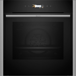 NEFF N70 Slide&Hide Smart Single Oven - Stainless Steel | B54CR31N0B
