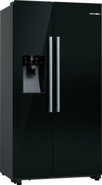 Bosch Series 6 KAD93ABEP American Side by Side Fridge Freezer in Black