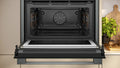 NEFF N90 C24MS71G0B built-in compact oven with microwave in Graphite-Grey