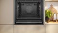 NEFF B64CT73G0B N90 Slide&Hide pyrolytic single oven in Graphite-Grey