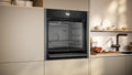 NEFF B64CS51G0B N90 Slide&Hide built-in single oven in Graphite-Grey