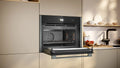 NEFF N90 C24MS31G0B built-in compact oven with microwave in Graphite-Grey