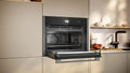 NEFF N90 C24MS71G0B built-in compact oven with microwave in Graphite-Grey