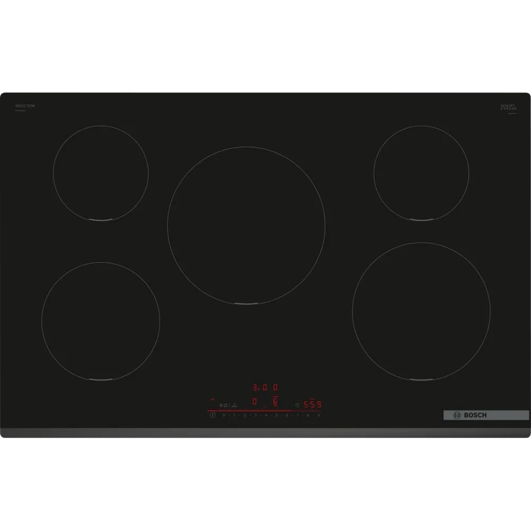 Bosch Series 6 Induction hob 80 cm Black | PIV831HB1E Bosch Hob Euronics Ireland
