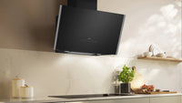 NEFF N90 D98IPT2S0B 90cm angled wall-mounted cooker hood in Black