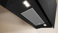 NEFF N90 D98IPT2S0B 90cm angled wall-mounted cooker hood in Black