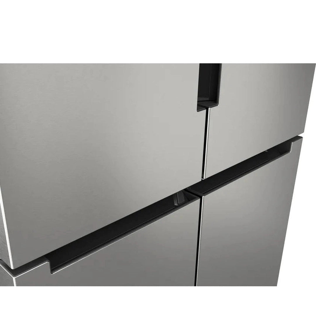 Bosch XXL KFN96VPEAG 4 door fridge freezer door handles close-up