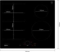 NEFF N 70 T66FHE4L0 60cm Flex Induction hob in Black