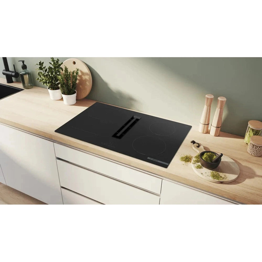 Bosch Series 4 Induction hob with integrated ventilation system 80 cm | PVS811B16E Bosch Hob Euronics Ireland