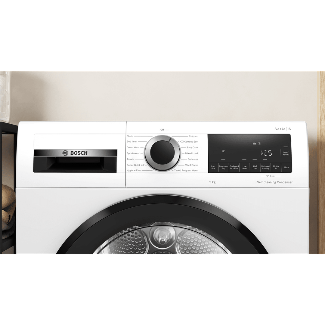 Bosch Series 6 9kg Heat Pump Tumble Dryer | WQG245A0GB Bosch Tumble Dryer Euronics Ireland