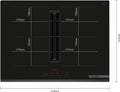 Bosch Series 6 PVQ731H26E 70cm vented induction hob in Black