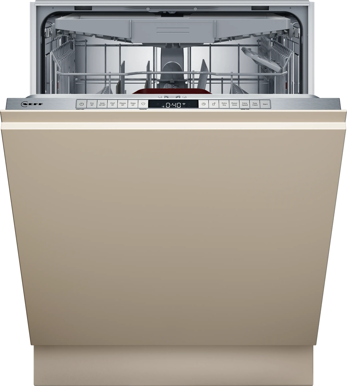 NEFF S155HVX00G N50 fully integrated dishwasher in Stainless Steel