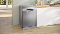 Bosch Series 4 SMS4EKI06G freestanding 60cm dishwasher in Brushed Steel