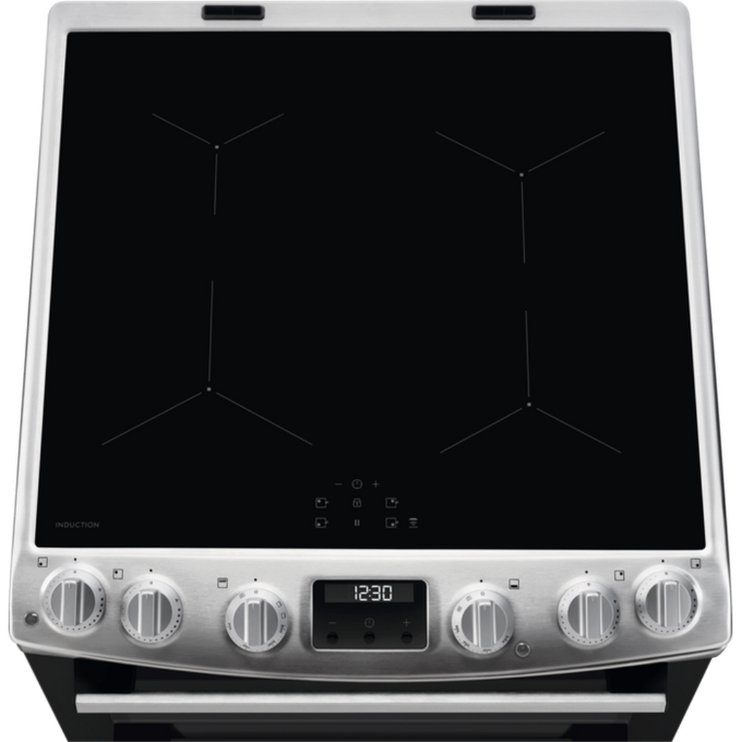 Electrolux 60cm SurroundCook Electric Cooker with Induction Hob | Stainless Steel Belling Cooker Euronics Ireland