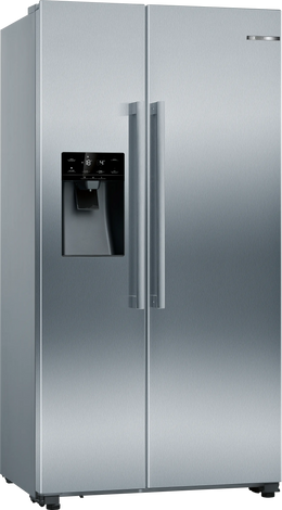 Bosch Series 6 American Side by Side Fridge Freezer - Stainless Steel | KAD93AIERG