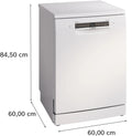 Bosch SMS4EKW06G Series 4 freestanding 60cm dishwasher in White