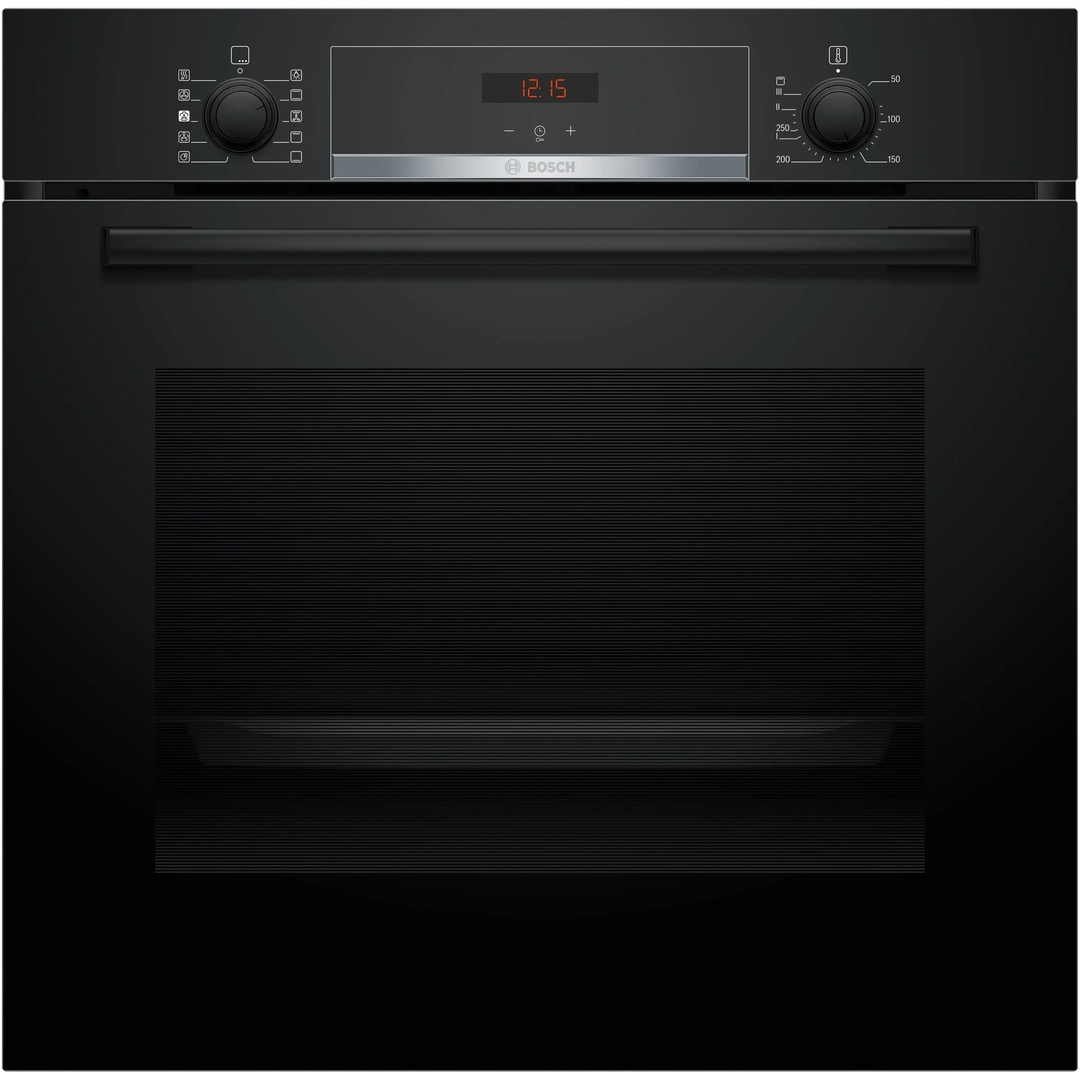 Bosch Series 4 Built-in oven with added steam function 60 x 60 cm Black | HQA534BB3B Bosch Oven Euronics Ireland