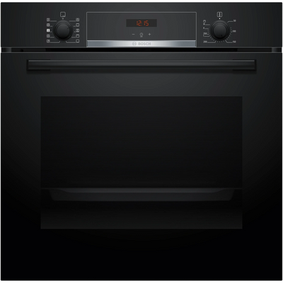 Bosch Series 4 Built-in oven with added steam function 60 x 60 cm Black | HQA534BB3B Bosch Oven Euronics Ireland