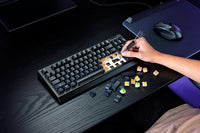 Razer BlackWidow V4 Tenkeyless HyperSpeed Wireless Gaming Keyboard, Orange Switch, UK Layout, Black product image