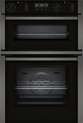 Neff N70 Built-In Double Oven – Graphite Grey | U2ACH7AG7B