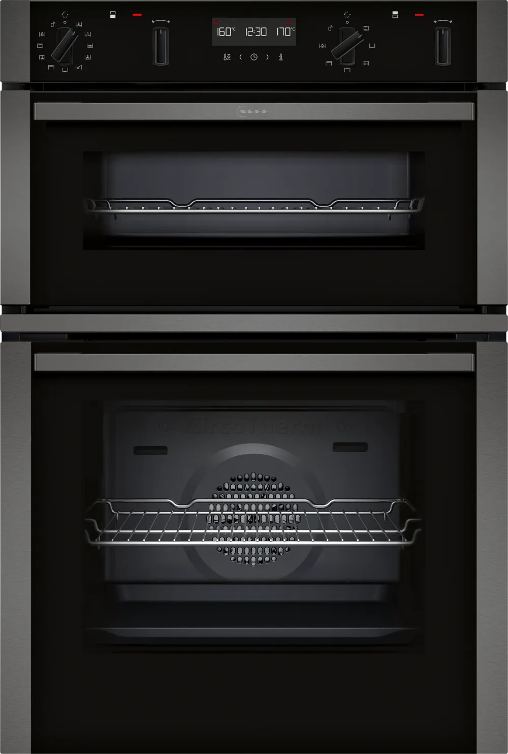 Neff N70 Built-In Double Oven – Graphite Grey